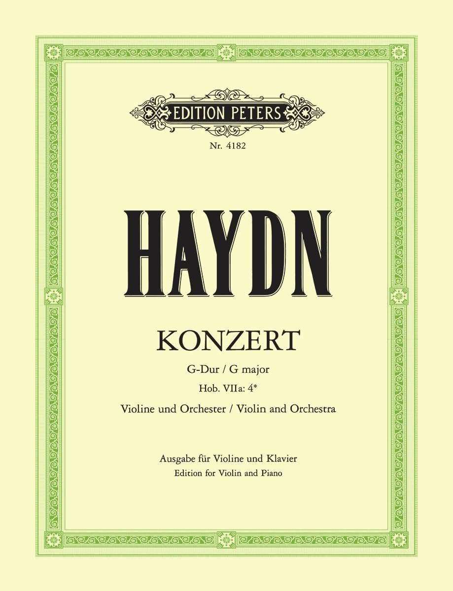 Violin Concerto in G Hob. VIIa:4 (Sheet music)
