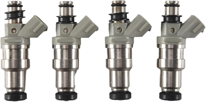 Fuel Injector 4Pcs 23250-11060 23209-11060 Compatible For Toyota Starlet Glanza 4E-FTE 1.3 Turbo EP91