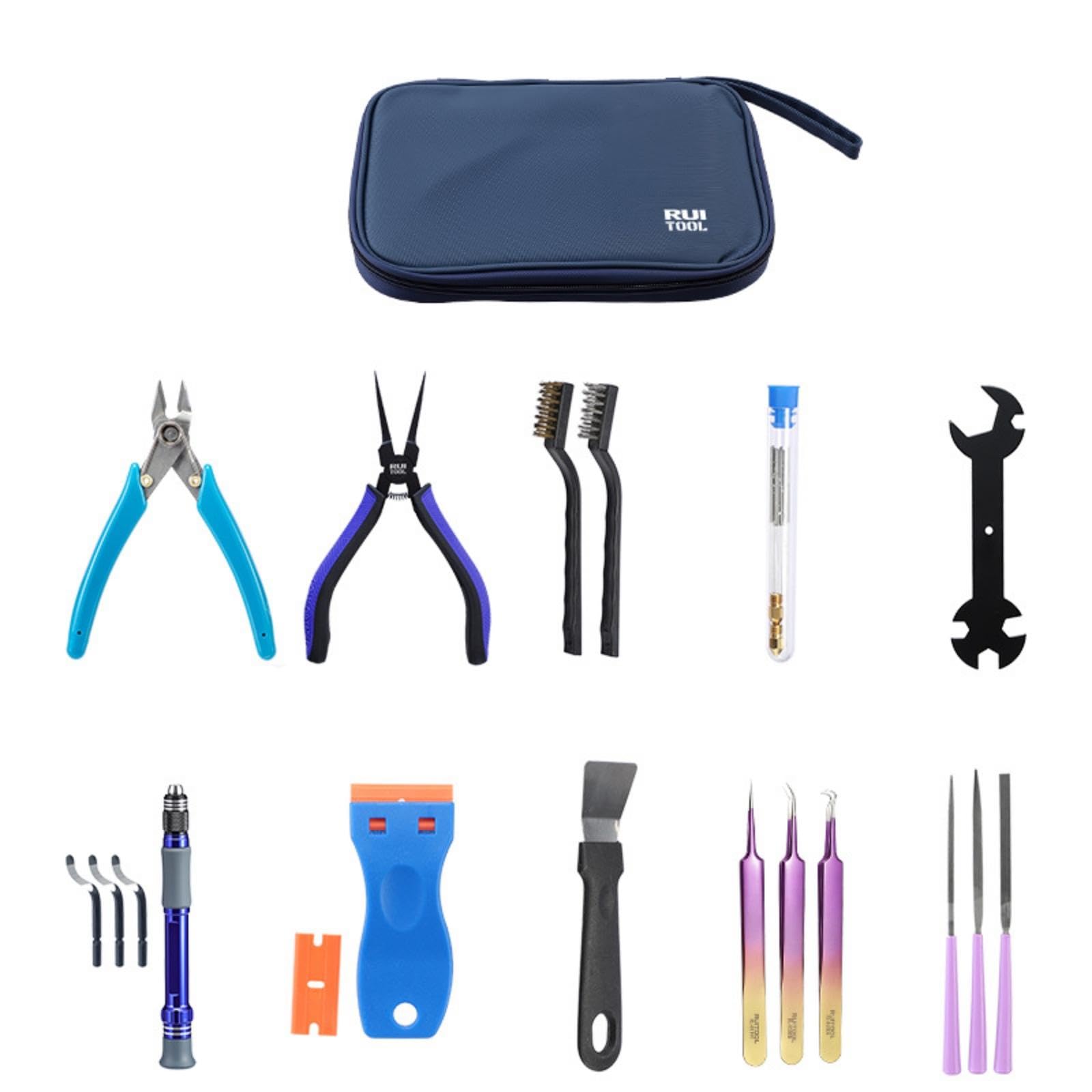 Additive Manufacturing Tool Kit with Carrying Case Portable 3D Printer Tool Kit with Carrying Case Organized for Hobbyists, Makers, Workshop-picture-28