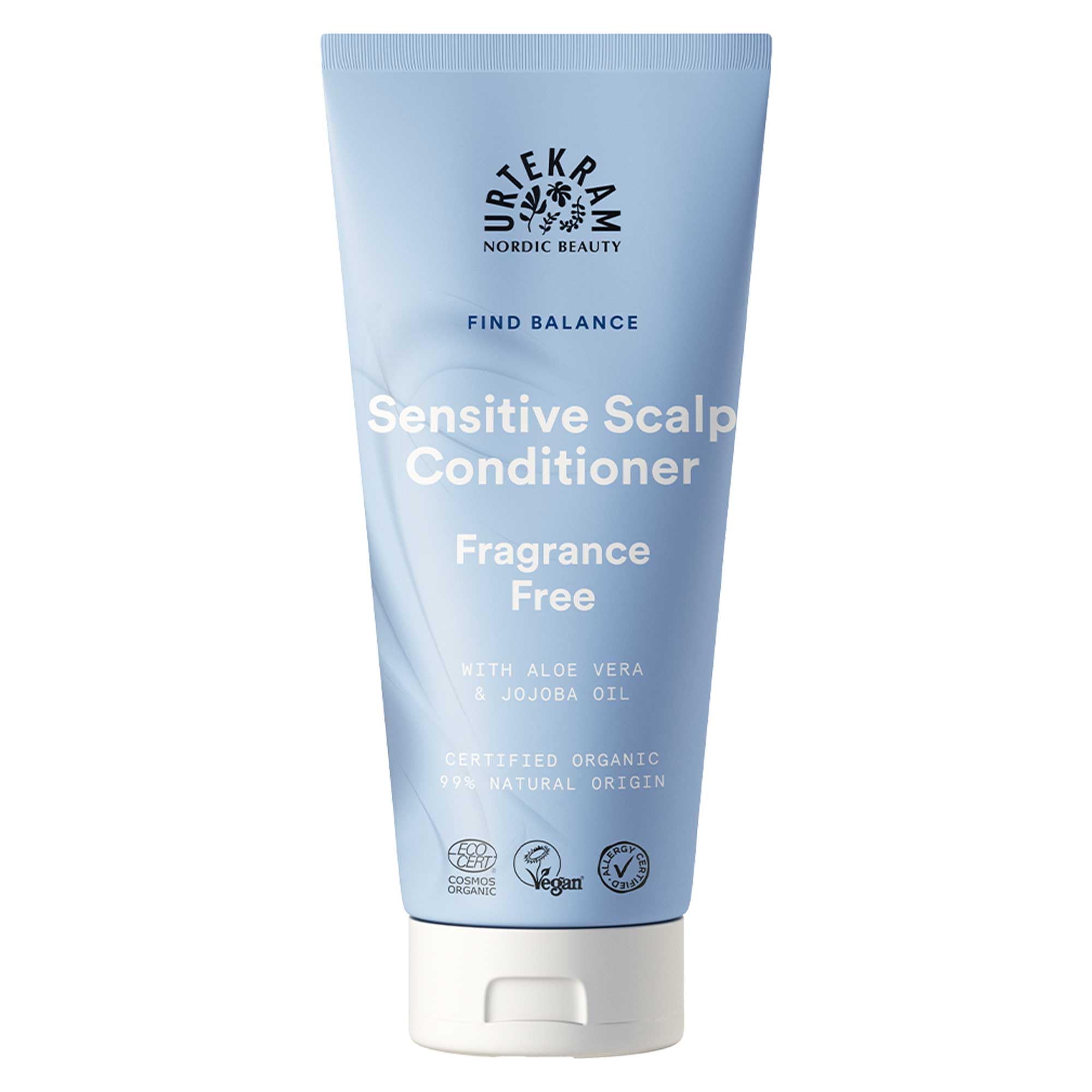 UrtekramUrtekram Fragrance Free Sensitive Scalp Conditioner - 180mlCOSMOS Organic by EcocertCOSMOS Organic by EcocertCOSMOS Organic by Ecocert