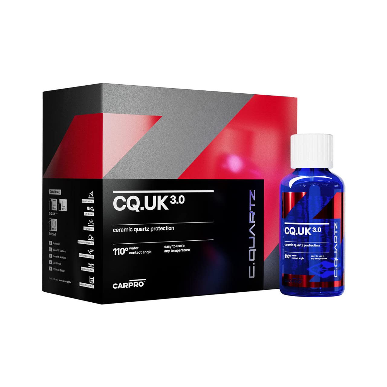 CarPro Cquartz UK Edition 3.0 tratamiento ceramico coche - Formato 30 mL