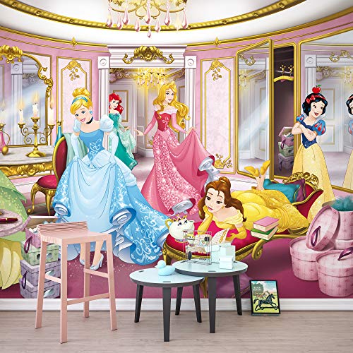 Komar Disney Fototapete | Disney Princess Mirror | Größe: 368 x 254 cm...