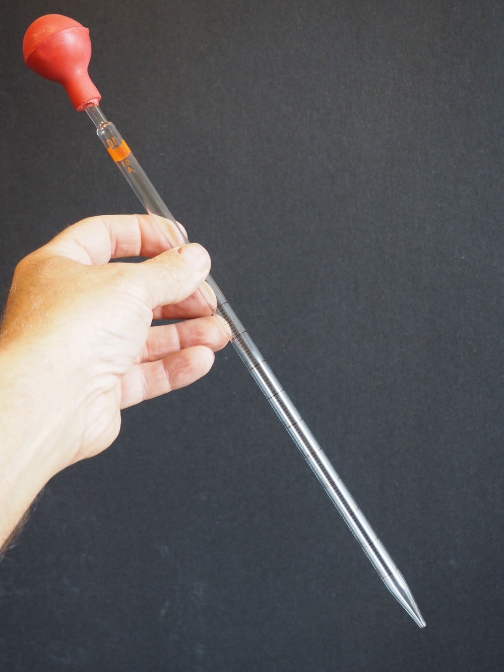 Glass Pipette And Bulb