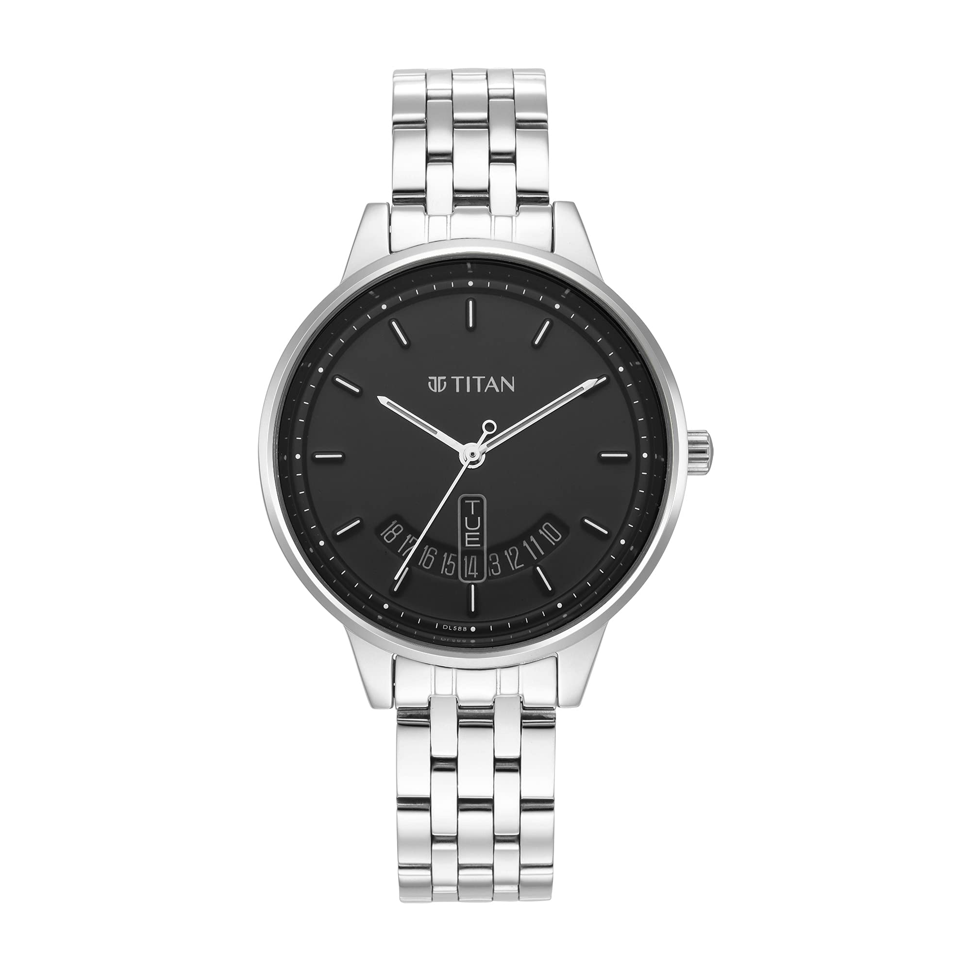 Titan Women Metal Analog Black Dial Watch-Np2648Sm03/Np2648Sm03, Band Color-Silver (B09GW2W4QW) Amazon Price History, Amazon Price Tracker