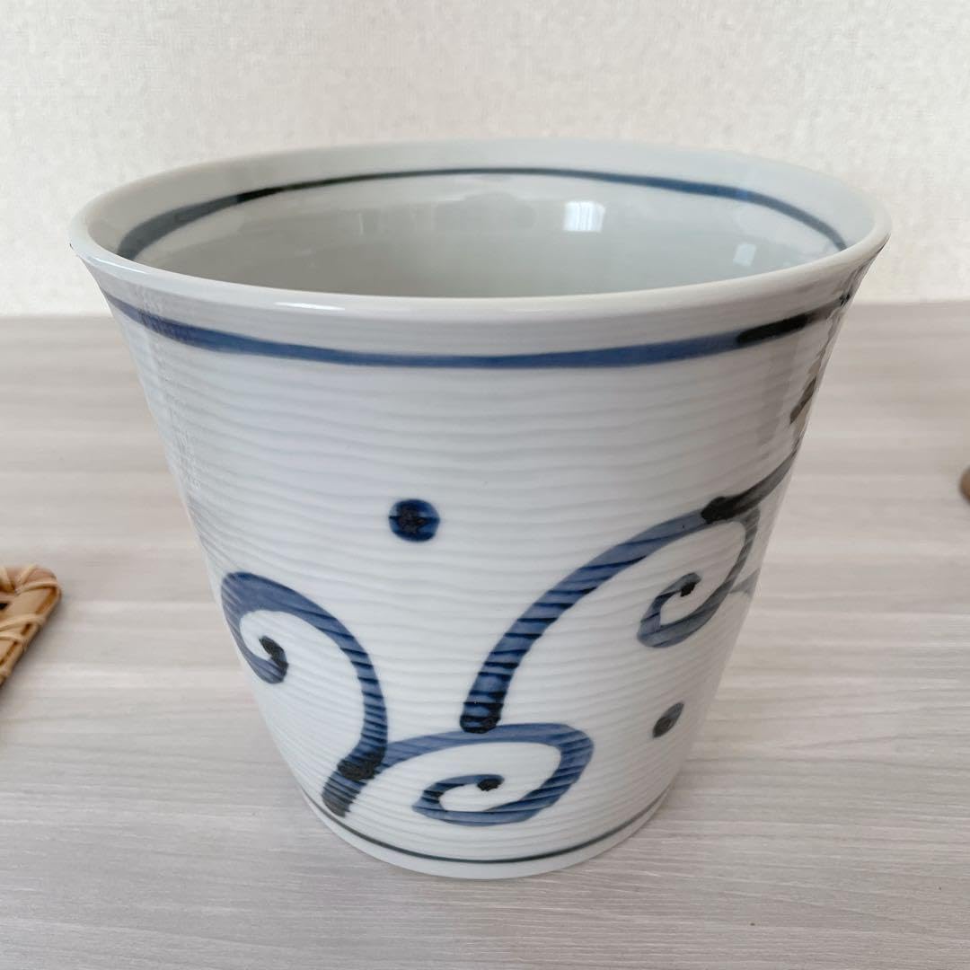 三洋陶器 龍峰窯 夢工房 手描き ワインセット 染付 赤絵 酒器 ワイン