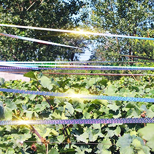 Pássaro fita reflexiva, Bird Drive Away Devices Double Si, Fita reflexiva para assustar, fita reflex