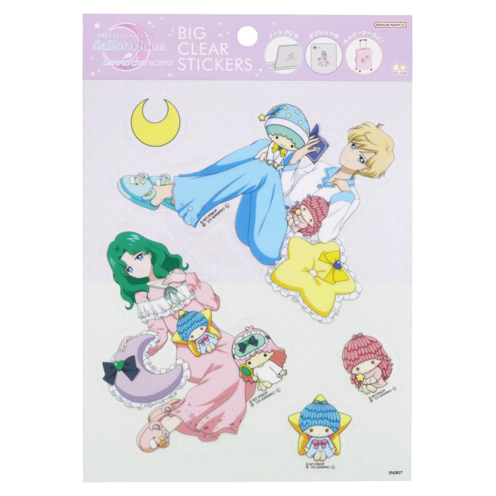 Stickers Sailor Moon Cosmos x Sanrio transparents pour personnaliser vos objets