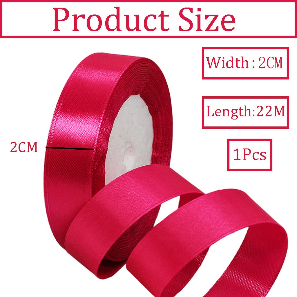 Cadeaulint Satijn Dots Roze 25mm x 20 meter Krabbendam Kadoverpakking