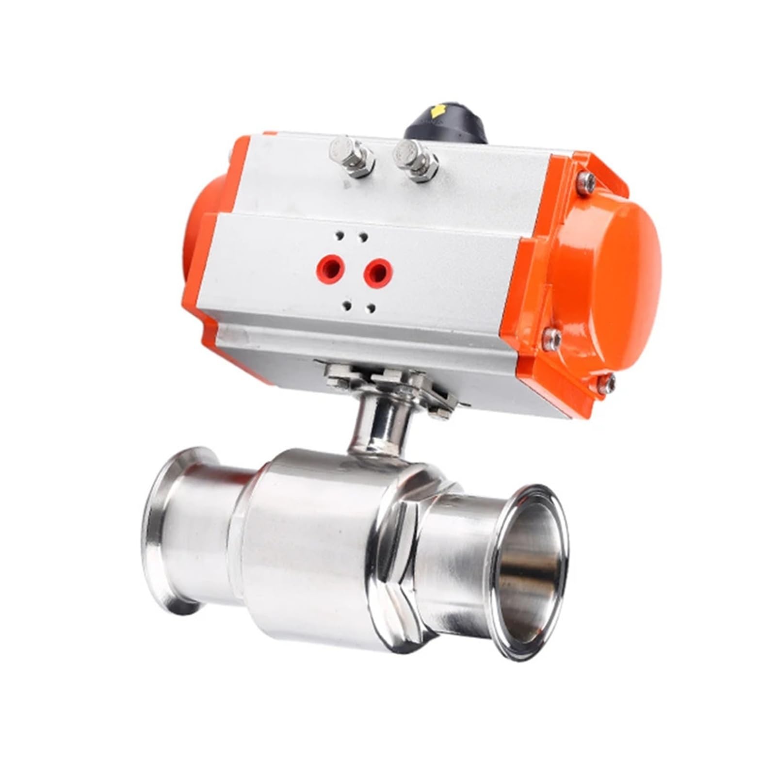 51mm Stainless Steel Tri Clamp Ferrule Type Pneumatic Ball Valve with Double Acting Cylinder
