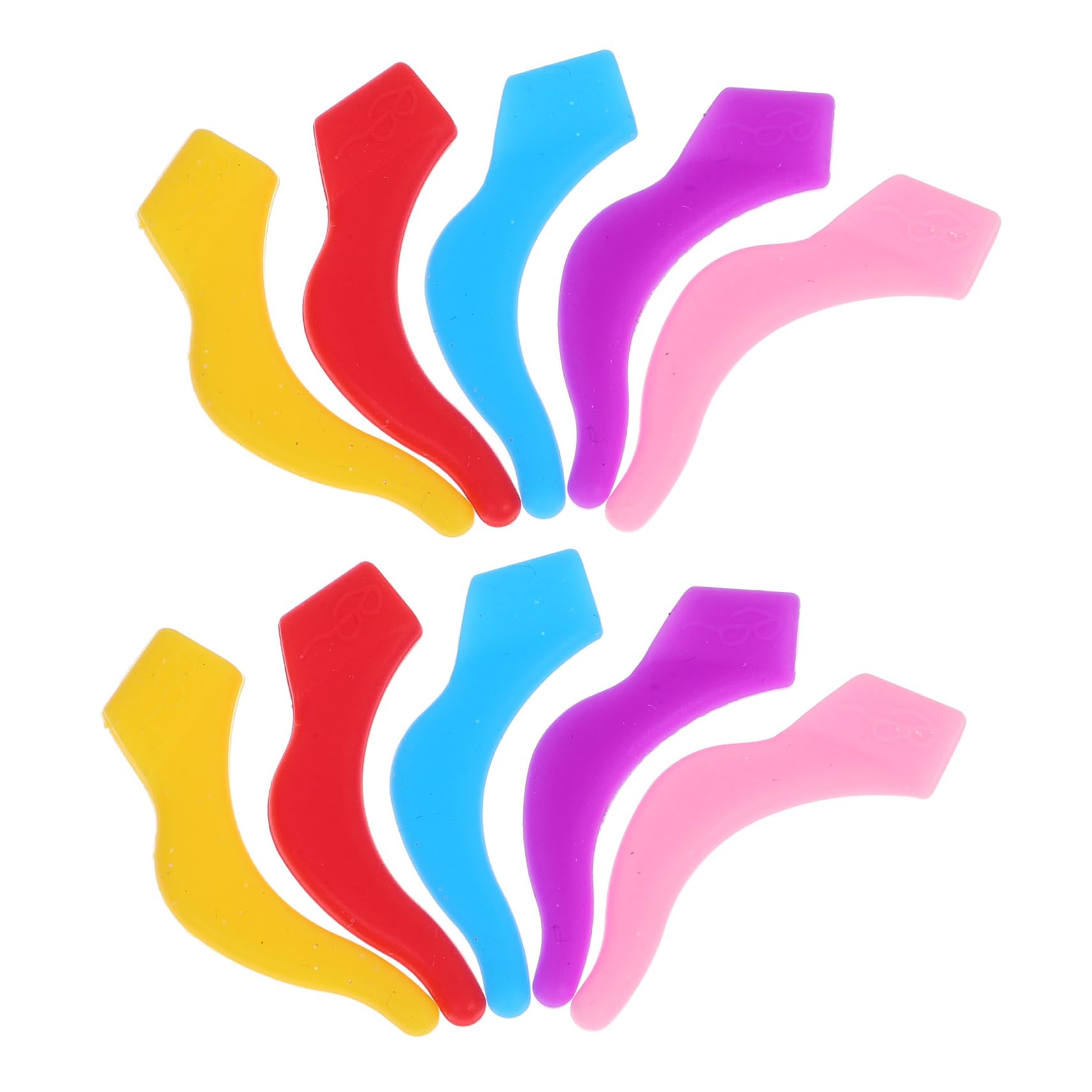 TOVINANNA 20 Pairs Anti-Slip Ear Hooks for Glasses Eyeglasses Ear Grips Eyeglasses Holder Glasses Ear Clips Eyeglass Ear Grip Aunglasses Eyeglass Ear Hooks Glasses Hooks Ear Grips