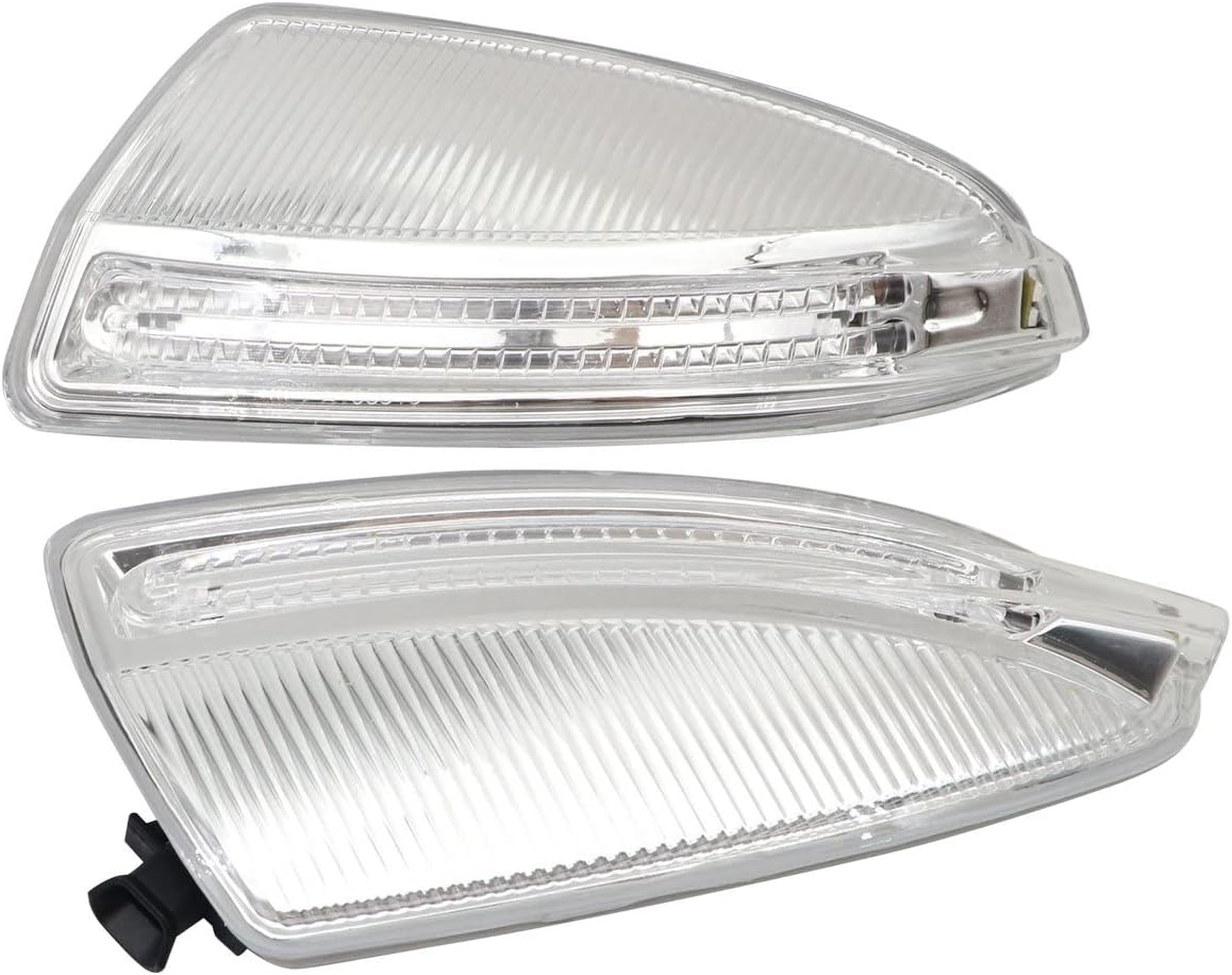 XQSMWF 1Pair Door Mirror Turn Signal Light Compatible with Mercedes