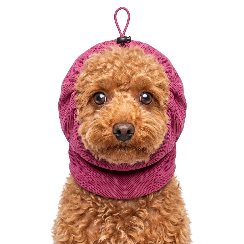 Grass Seed Ear Protection for Dogs Breathable Cooling Dog Snood Ear Wrap S