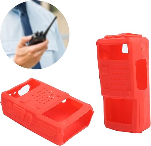 Miniatura 4 de Funda protectora de silicona de calidad para walkie talkie de seguridad, radios de largo alcance con gel de sílice, funda suave para Baofeng Uv  5r
