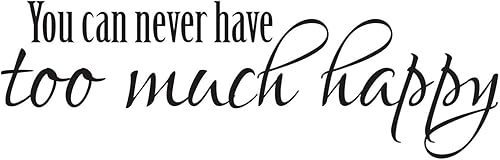 Miniatura 3 de Adhesivo decorativo para pared, diseño inspirador de Happy Wall Decal con texto en inglés "Home Wall Decal - Family Wall Decal - Never Have Too Much