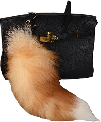 28 Inches Extra long large Natural Real Fox Tail Fur Tail Cosplay Toy