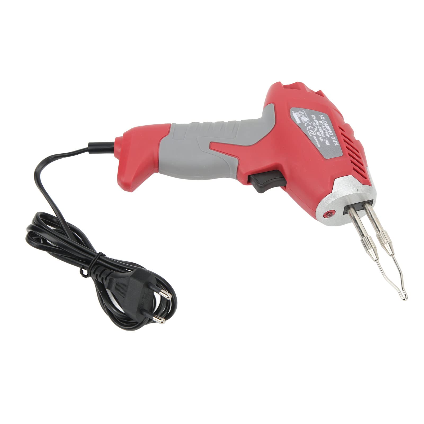 Pistola per Saldatura 180W 200℃ Portatile con Spina Europea Kit Saldatore per Riparazione Elettronica Domestica Schede Circuiti