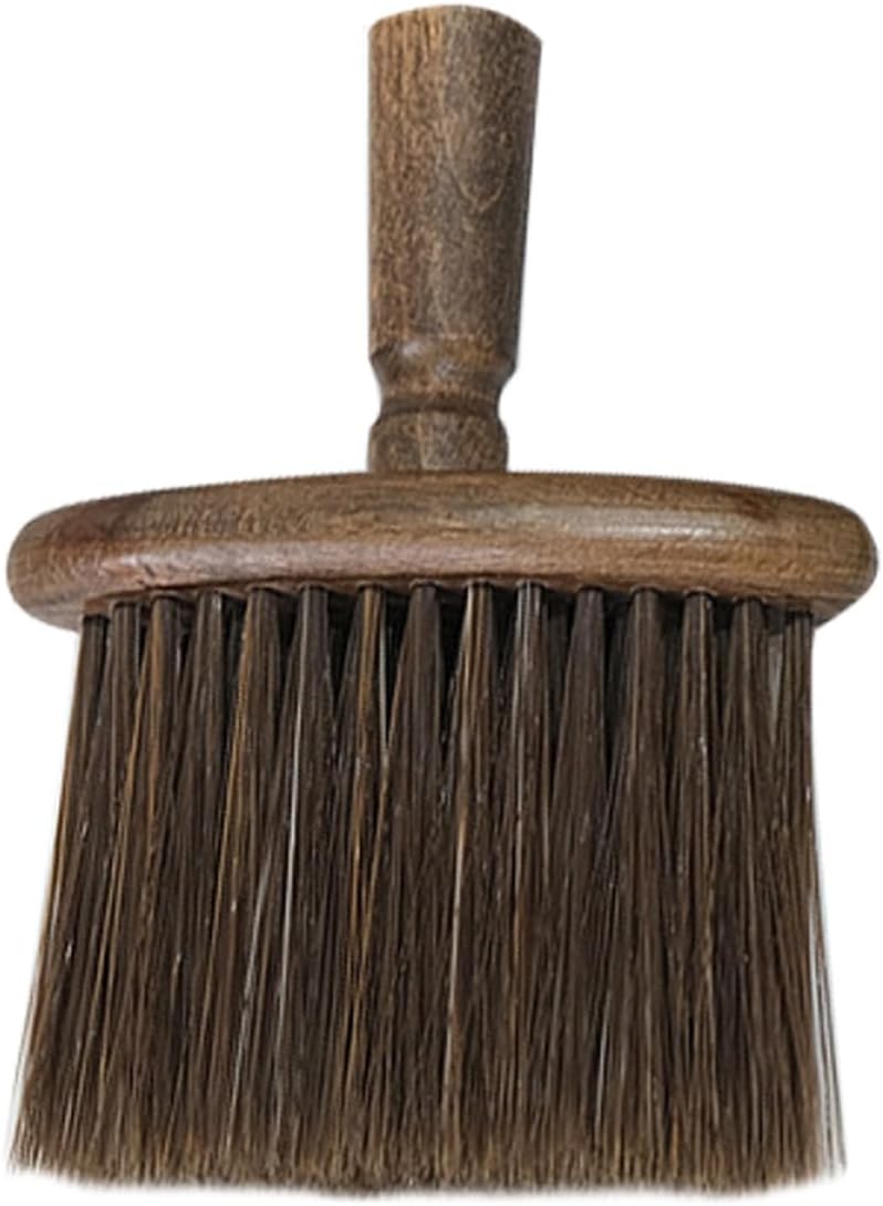 PRETYZOOM Multi-use Desktop Clean Brush with Soft Bristles and Wooden Handle, Portable Keyboard and Window Gap Cleaning Brush for Home, Office, and Car Cleaning