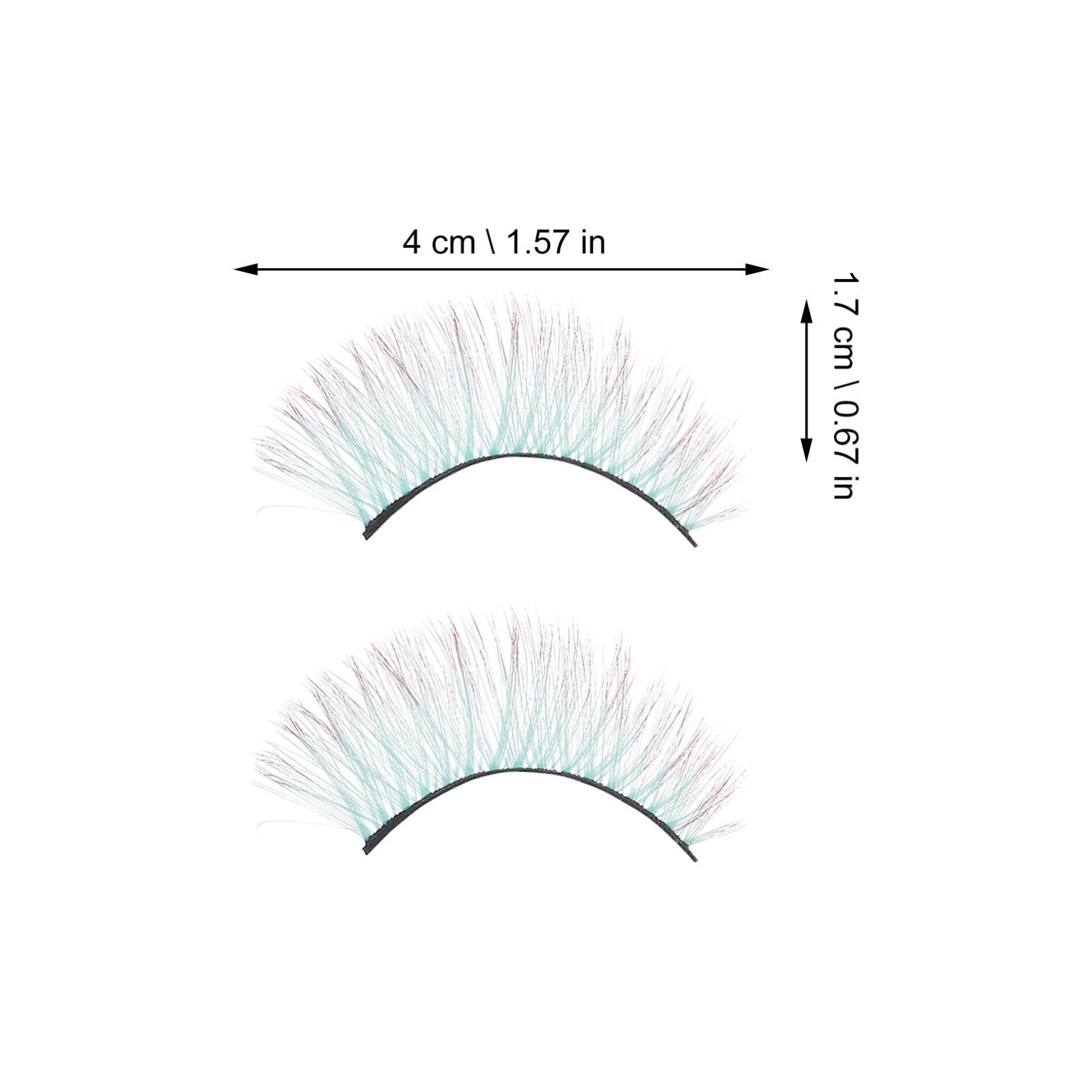 MAGICLULU 4 Set Di Ciglia Finte Di 3d Ciglia Finte Trucco Per Donne Ciglia Spesse Occhio Di Gatto Set Comodo Da Indossare Per Festa Quotidiana Cosplay 5 Paia * 4