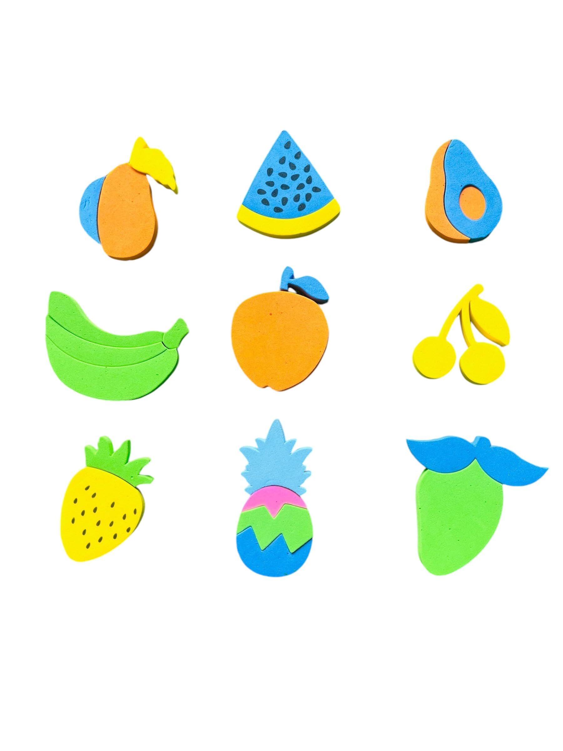 TJIKKO Educational and Engaging Eva Puzzle mat Designed for Kids. 10 mm Thick (Fruits) 1