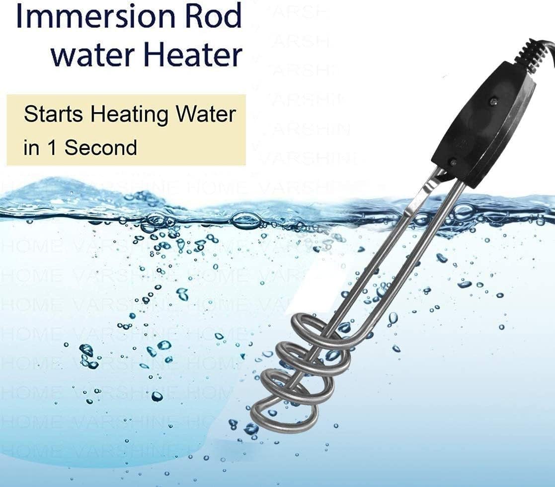 1000W-220 to 240V Water Heater Portable Electric Immersion Element Travel Water Heater Immersion Heater for Heating Water in Jug Flask or Bucket