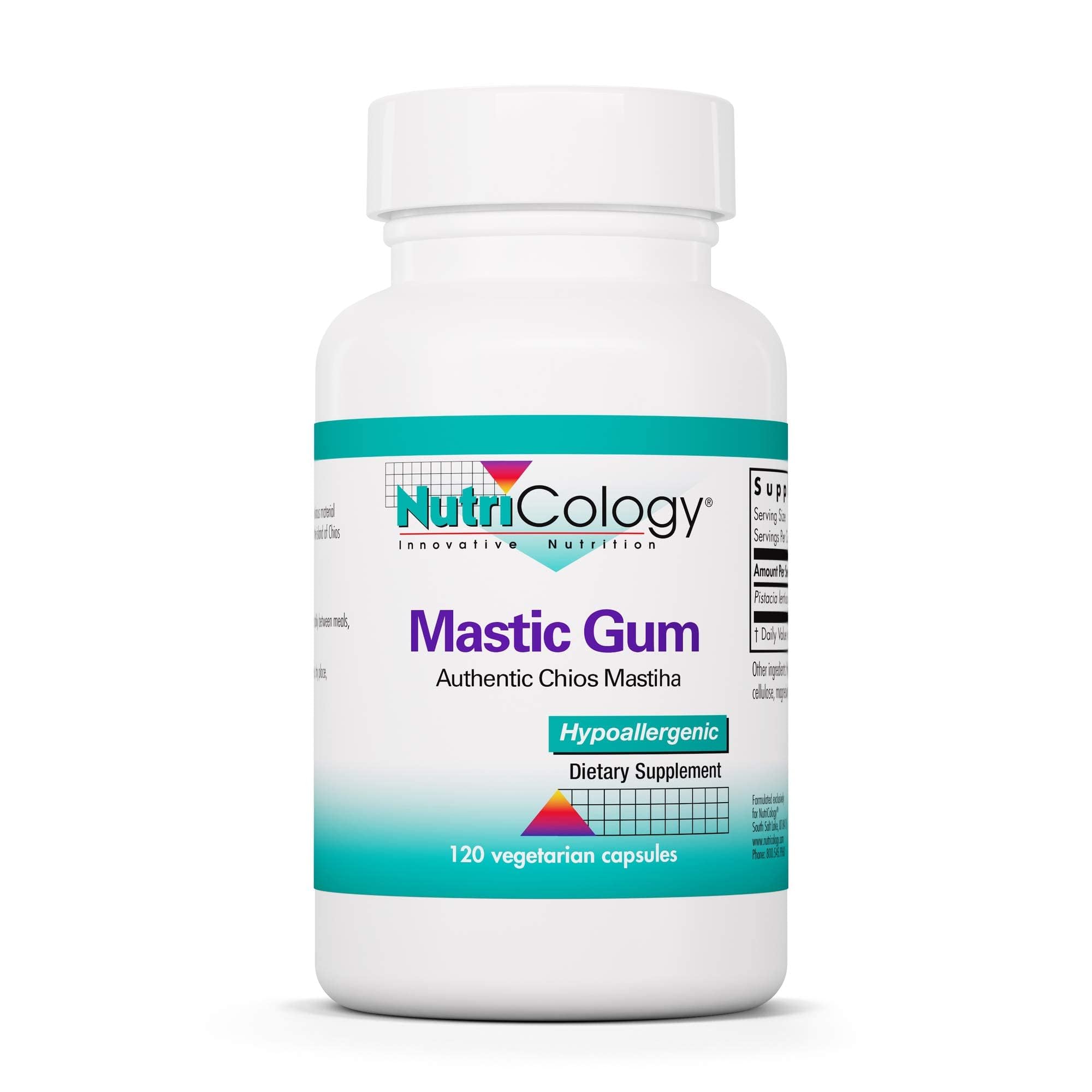Mastic Gum 120 Veggie Capsules (International Direct Delivery)
