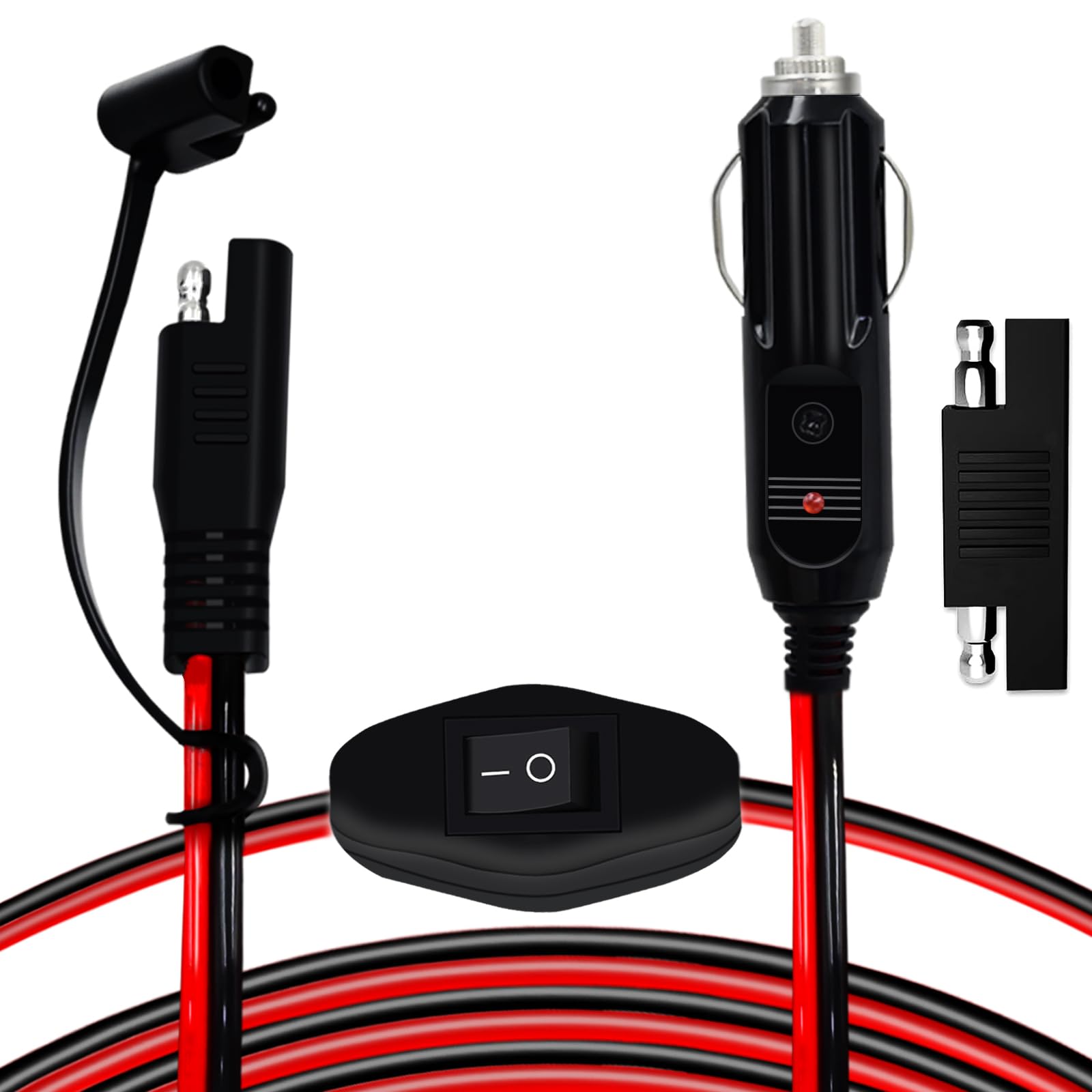 cigarette lighter to 3.5 mm jack Cigarette Lighter Power Supply Cable, 1-Pack Car Cigarette Lighter  Male/Female Socket to DC 5.5mm x 2.1mm Plug Adapter
