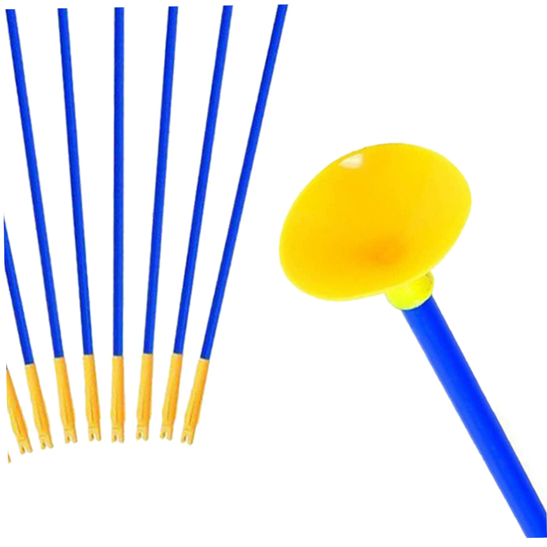 DAGLLGEW Suction Cup Arrows 10Pcs Plastic Arrows for Kids 16.5 Inch Archery Set Toys Replacement Practice Toy for Children Adult Archery Set Suction Cup Toy Bow And Arrow