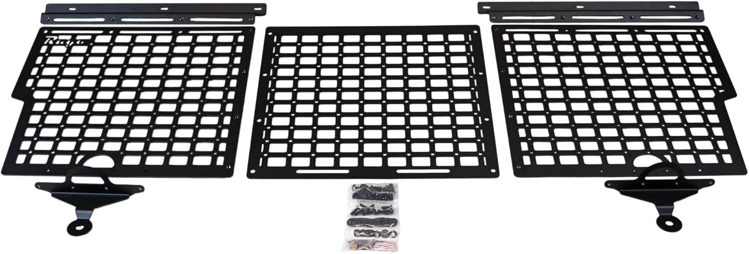Rago Fabrication Bed Cab Molle Panels for The 2022-2026 Toyota Tundra 3rd Gen | Utilizes Factory Bed Rail | Molle Pattern Offers Diverse Mounting Solutions | Made in The USA