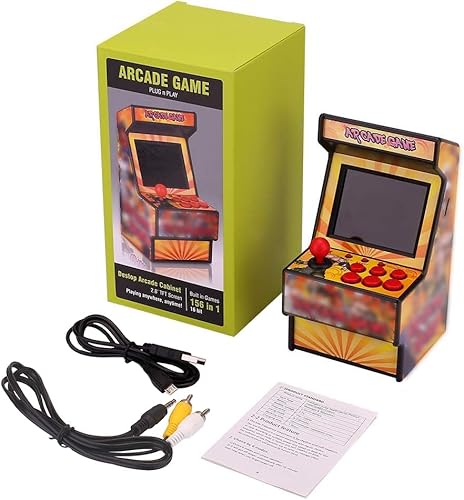 Vista 3 de EASEGMER Mini Máquinas de Juegos de Arcade para Niños con 156 Videojuegos Portátiles Clásicos de Mano de 16 Bits Pantalla de 2.8 Pulgadas Juguetes