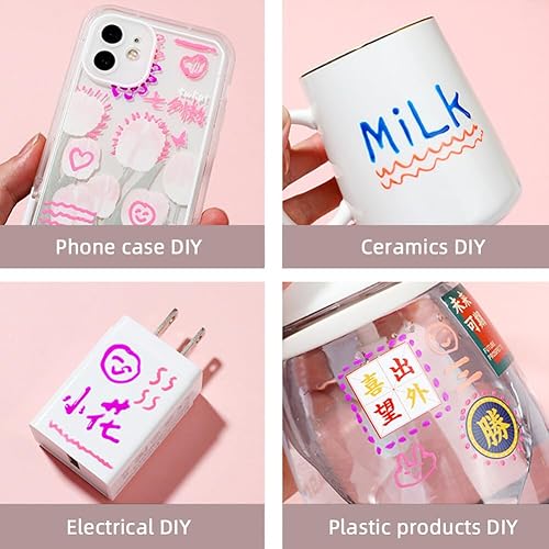 Miniatura 6 de Zcargel Bolígrafo de gelatina, 6126+12 bolígrafos de tinta de gel, juego de bolígrafos de gel de colores 3D, resaltadores, bolígrafos de tinta de