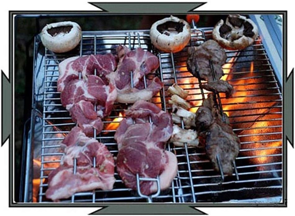 ＊新作＊ BBQツール パティオ裏庭キャンプハイキングストーブを調理チャコールグリル折り畳み式バーベキューグリルポータブルステンレス鋼のピクニ