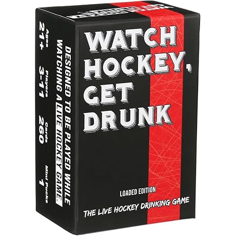 Watch Hockey Get Drunk Drinking Game