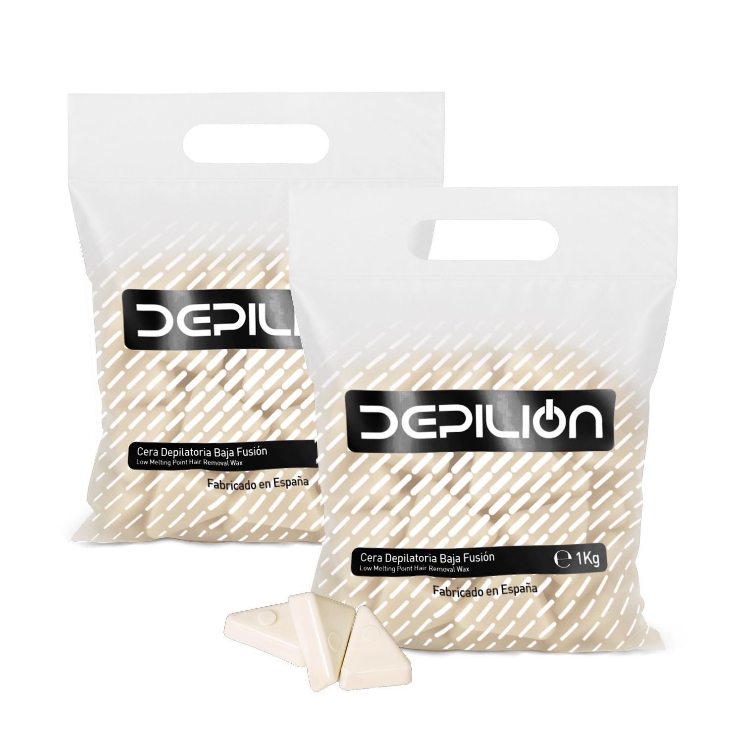 2 x Cera caliente 1kg Opal | Cera baja fusión para depilación 1000gr | para pieles sensibles