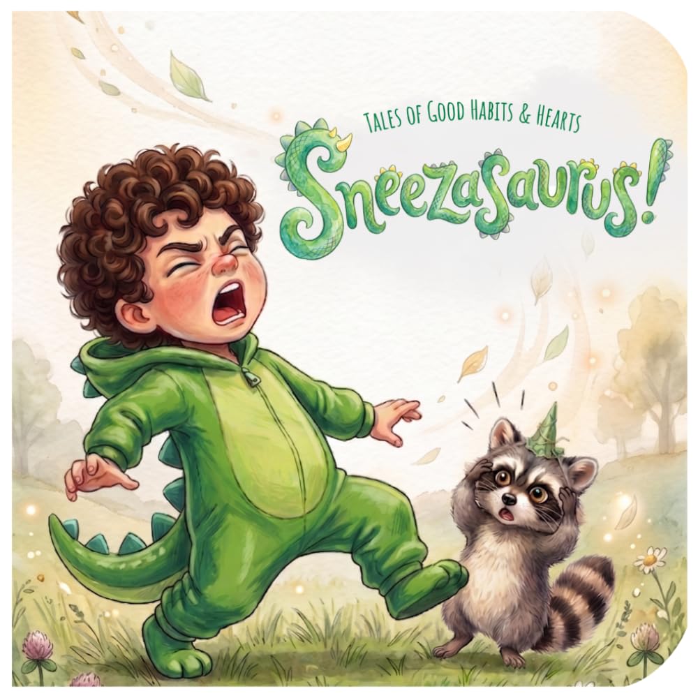 Sneezasaurus!: A Silly Dinosaur Adventure Teaching Kids Good Manners and Healthy Habits (Tales of Good Habits & Hearts)