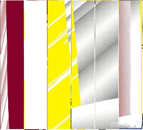 Orjdjz Wxkbl Mirror 3 by Roy Lichtenstein Canvas Poster Pop Wall Art Modern Painting Roy Lichtenstei Prints and Picture for Office Decor 40x40cm Frameless