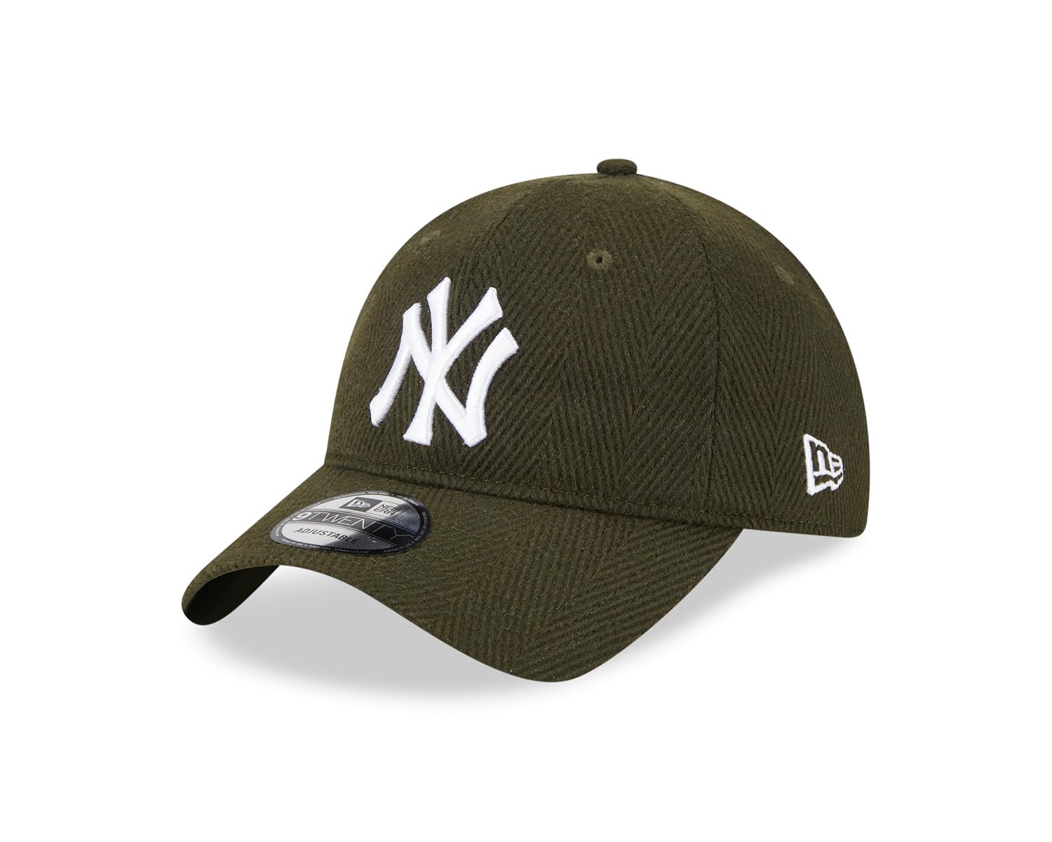 New Era Men's Green 920 Mlb New York Yankees Herringbone 9Twenty Baseball Cap