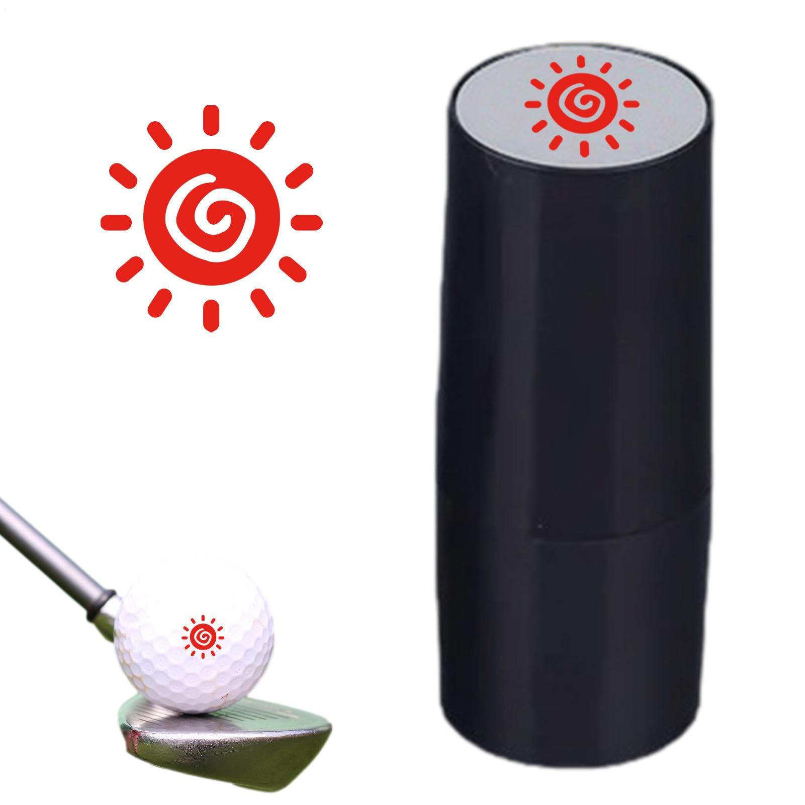 Yulokdwi Golf Stamp | Reusable Ink Stamp | Quick-Dry Compact Ink Stencil Sport Accessories for Easy Identify Course Men Boyfriend Husband Dad
