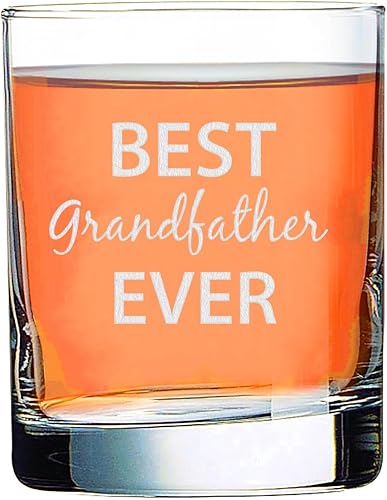Miniatura 31 de Best G Pa Ever - Vaso de whisky Bourbon Old Fashsioned de 10.5 onzas grabadas con láser, vasos de cóctel transparentes grabados con grabado a mano,