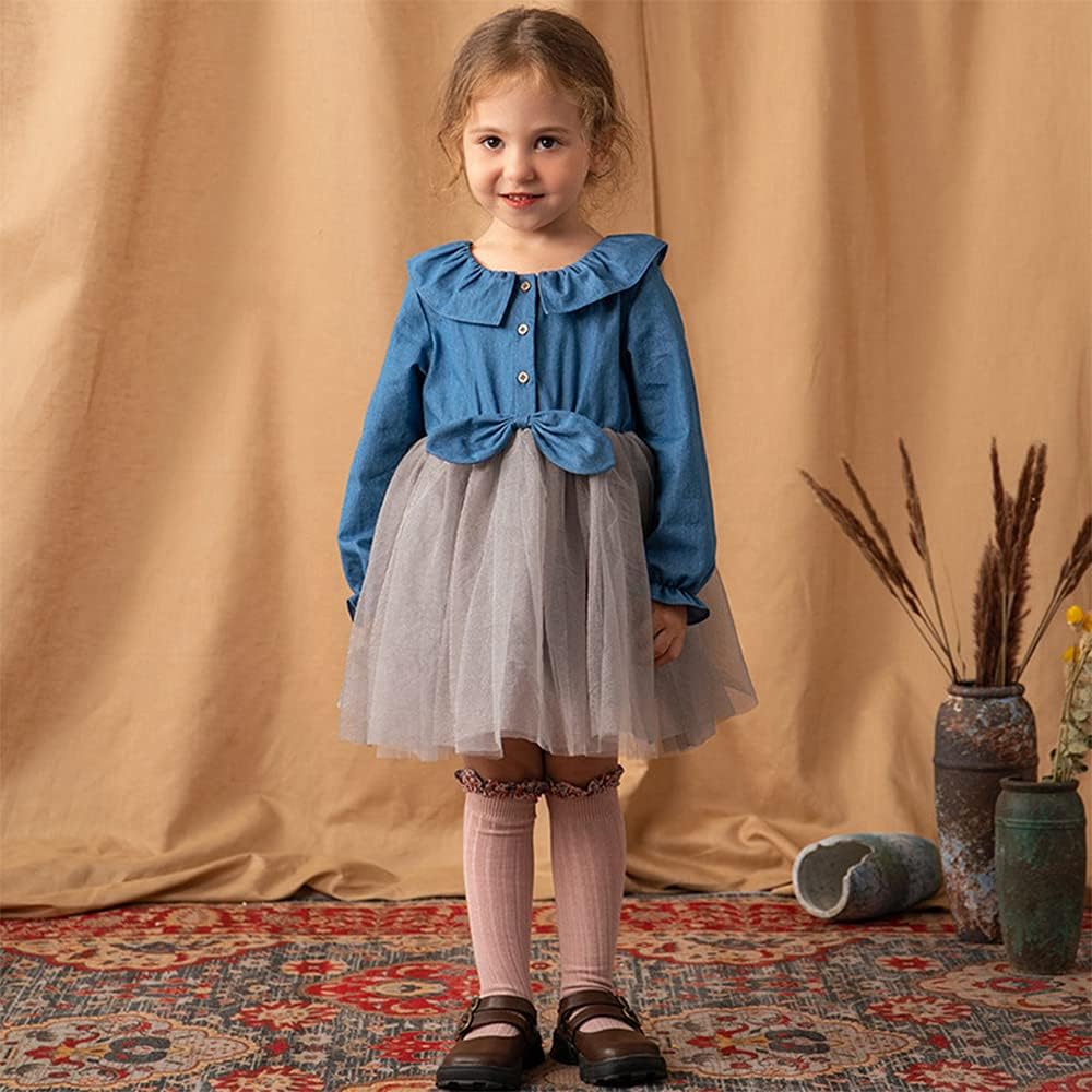 little girl denim tutu dress