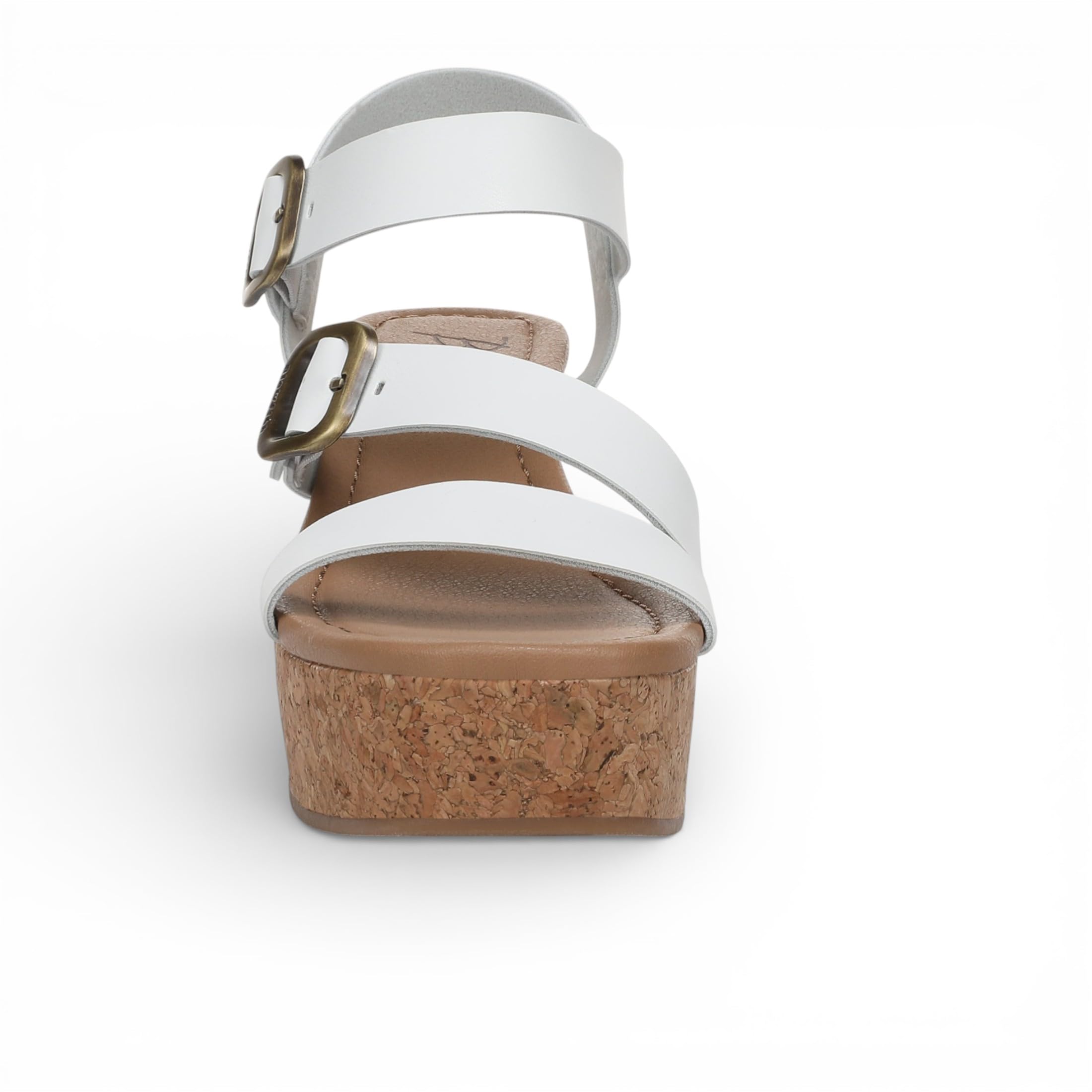 Infinity Leather Sandalias de Cuña con Tira Trasera y Tacón de Esparto Para Mujer Ali, Estilo Alpargata de Verano