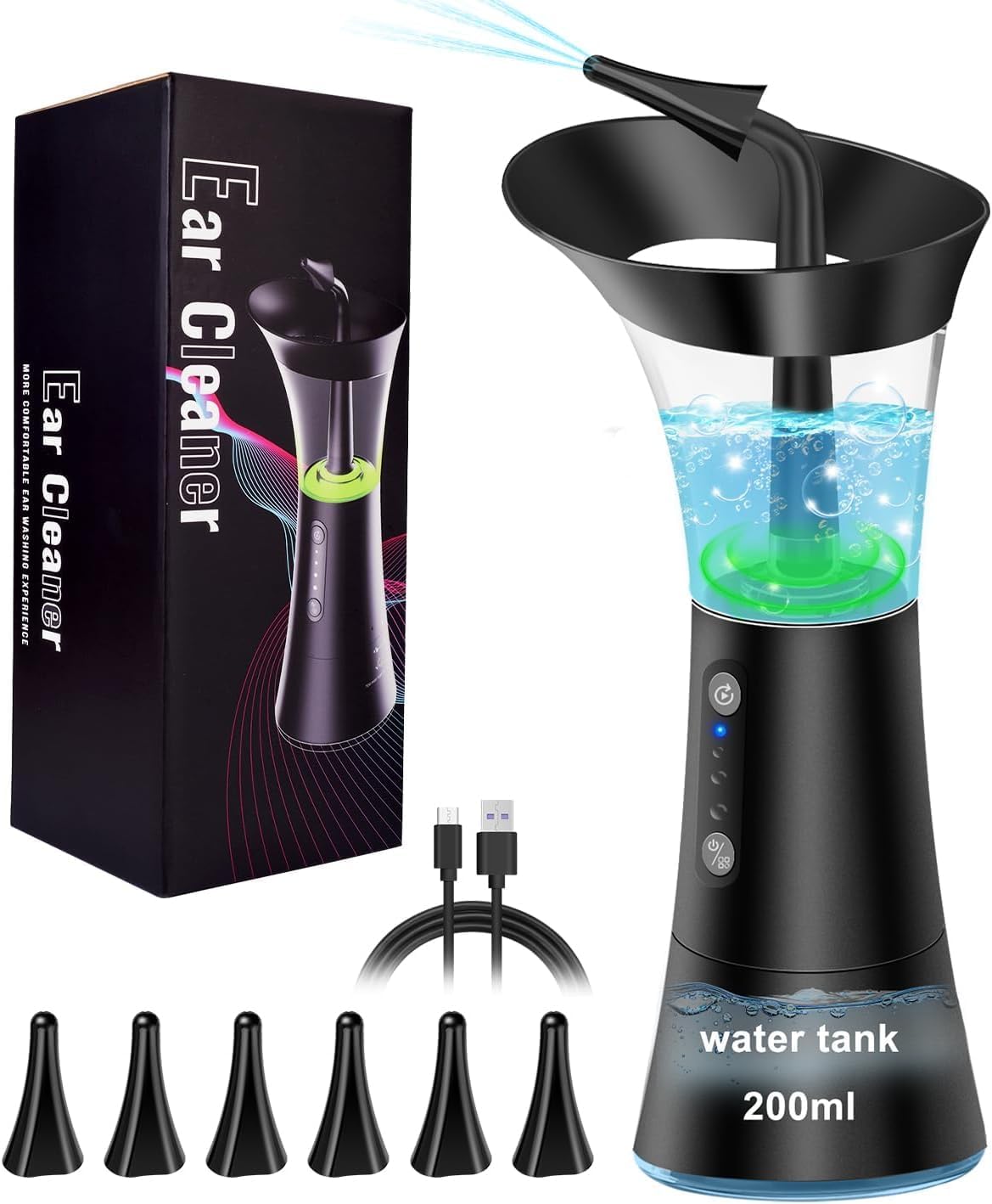1 Set of Upgraded Electric Ear Cleaner 1 pcs