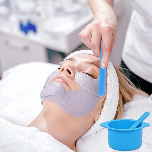 Miniatura 6 de 2 piezas de forro calentador de cera de silicona, reutilización de revestimiento de cera con 2 espátulas, fácil de limpiar olla de cera