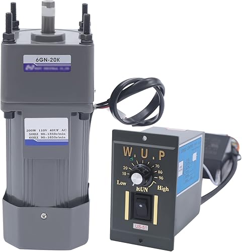 Miniatura 254 de Motor de engranajes eléctrico 120W DC 24V Reductor de engranajes helicoidal Caja de engranajes Motor eléctrico de engranajes RV 50K 35Nm Motor 120W