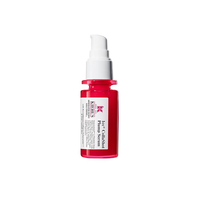 Kiehl's Sérum facial 1CC CollaShot com colágeno recombinante, vitamina B12 e rhamnose