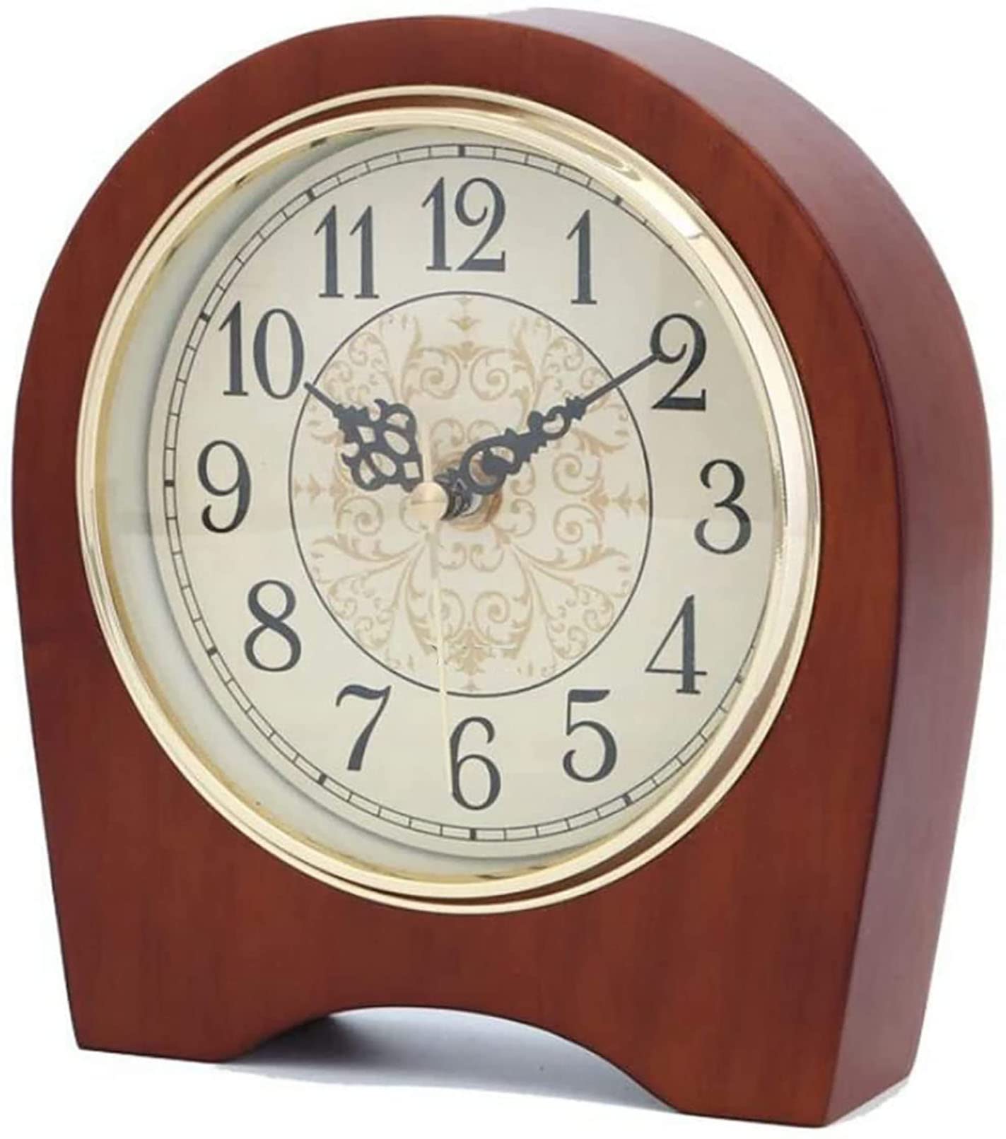 Reloj de repisa sin tic tac molesto para lograr un estudio silencioso y sala relajante