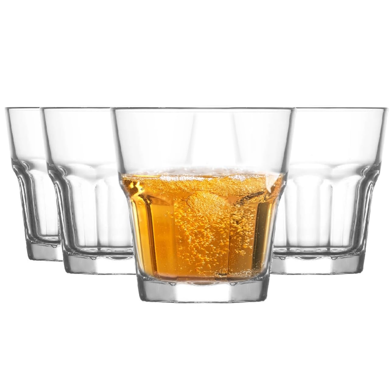 Glasmark KROSNO 1992 Glasses Set of 4 Drinking Glasses Water Glasses Drinking Glasses Juice Glasses Dishwasher Safe 4 x 180 ml