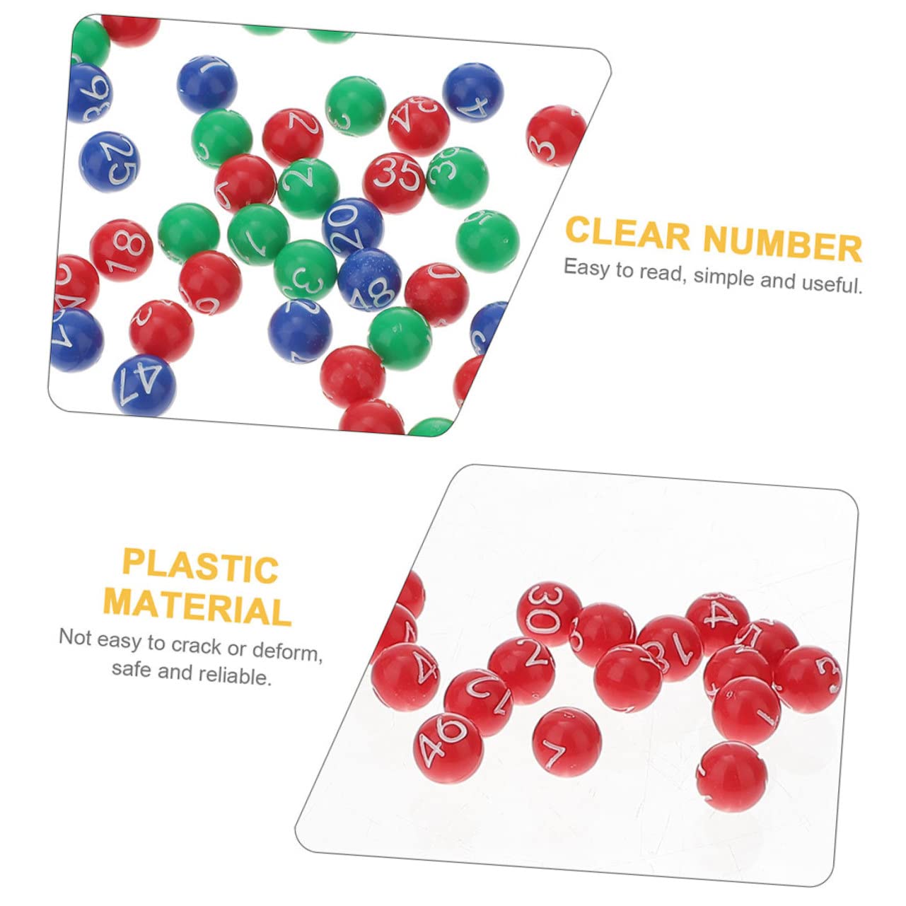 8 Packs Machine Ball Party Activity Balls Party Balls Plastic Ball Props Game Balls Party Game Balls Props Plastic Balls