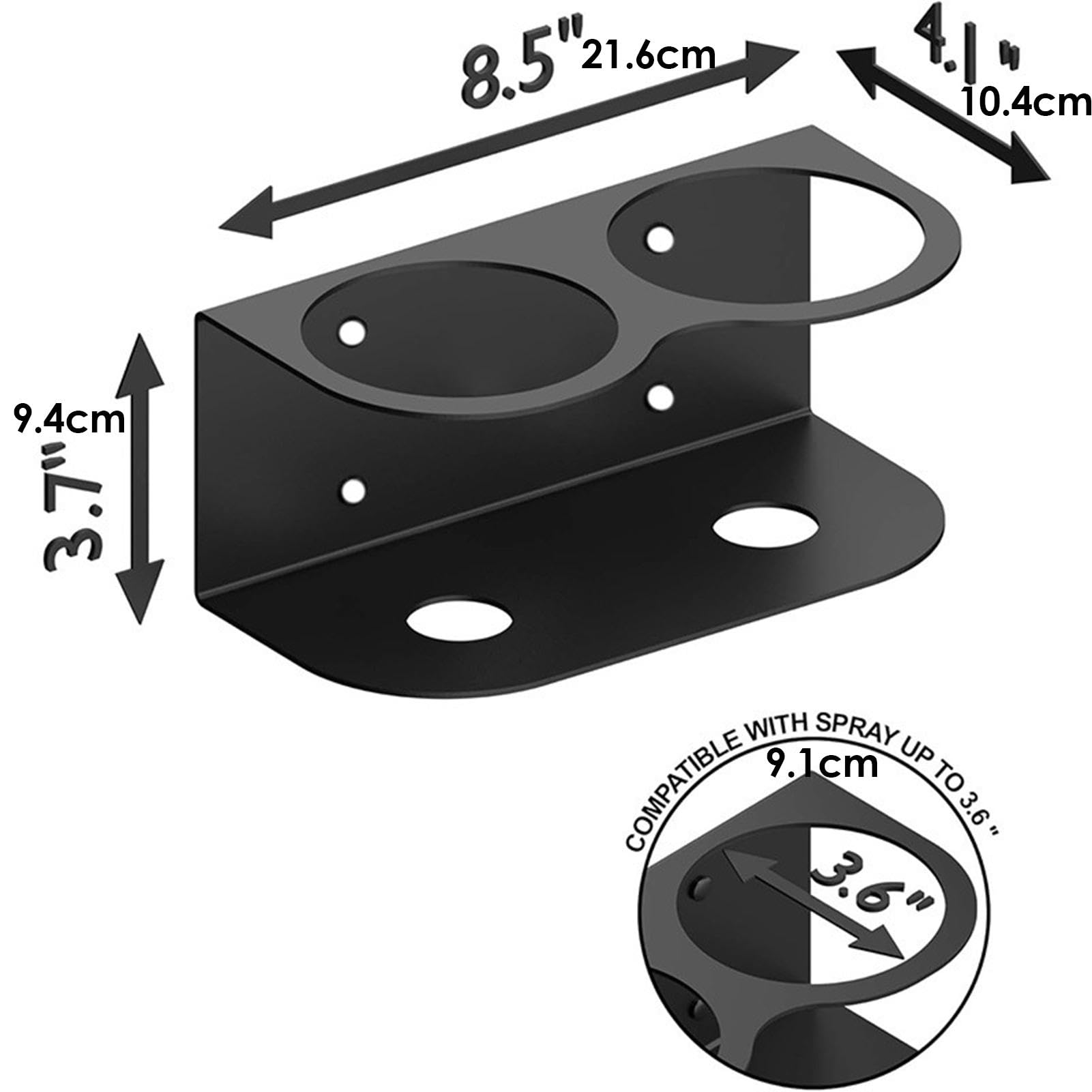 Support Aerosol, Support Mural En Acier Pour Flacon Pulvérisateur