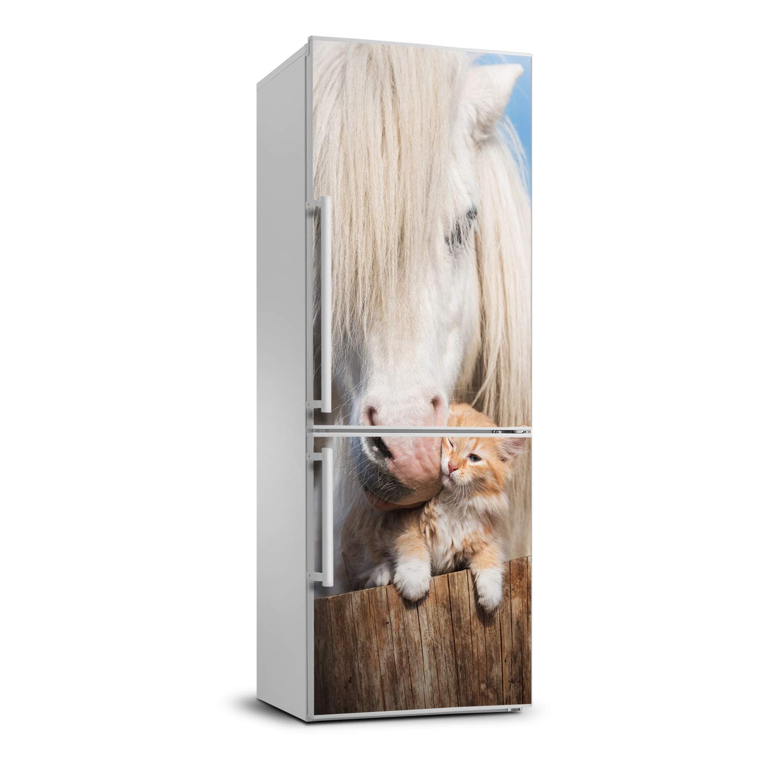 Pegatinas 70x190 cm de vinilo autoadhesivo para cubierta del refrigerador y pared