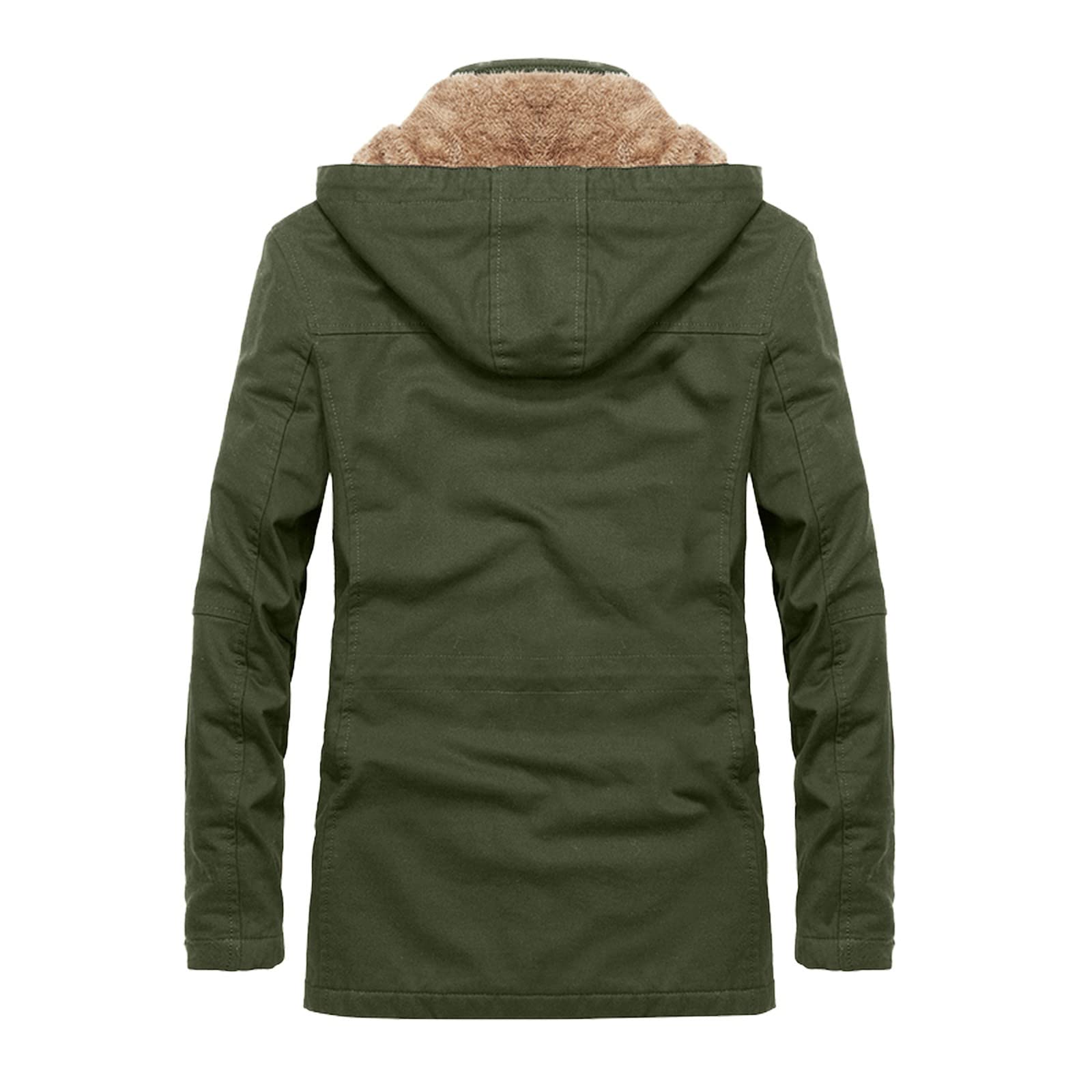 Manteau D'hiver Pour Homme - Parka Matelassée Chaude, Coupe Ajustée, Idéale Pour Le Travail, Les Loisirs Ou La Chasse - 7